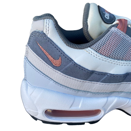 Nike Air Max 95 Lifestyle Sneakers Uomo Grigio Bianco Vino Rosè - DM0011-008