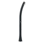 Arkema anthracite solar garden shower with foot washer
