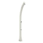 Arkema white resin solar garden shower with foot shower