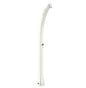 Arkema white colored resin solar garden shower