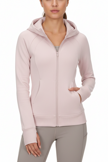 Giacca Sportiva Donna con Cappuccio Termica | Giubbotto Invernale Caldo e Spesso