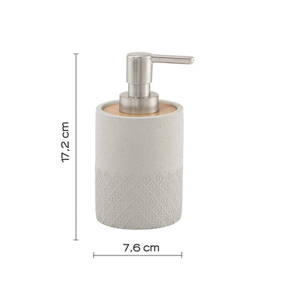 Dosasapone d' appoggio GEDY linea Afrodite in cemento colore Grigio