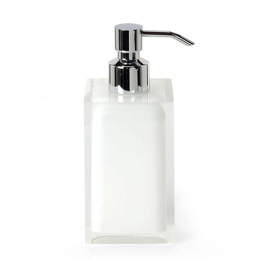 Dosasapone d' appoggio GEDY linea Rainbow in resina colore Bianco