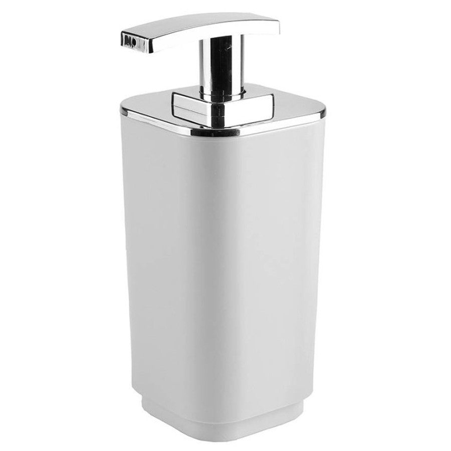 Dosasapone Appoggio Gedy Seventy Bianco | Resina e Cromo