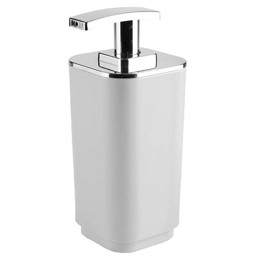 Dosasapone Appoggio Gedy Seventy Bianco | Resina e Cromo
