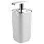 Gedy Seventy White Countertop Soap Dispenser | Resin and Chrome