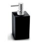 GEDY Sofia countertop soap dispenser in matte black resin