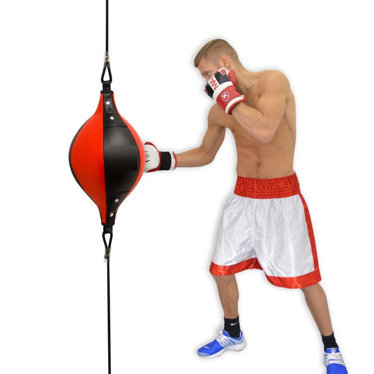 Hb Palla Tesa Sacco Boxe Elastico Colpitore Taekwondo Speed Ball Pugilato Bianco
