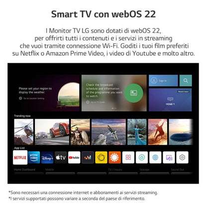 Lg Smart TV 27" LED Full HD Monitor 27Tq615S-Pz Schwarz DVB-T2/S2 Wi-Fi FHD IPS PS5