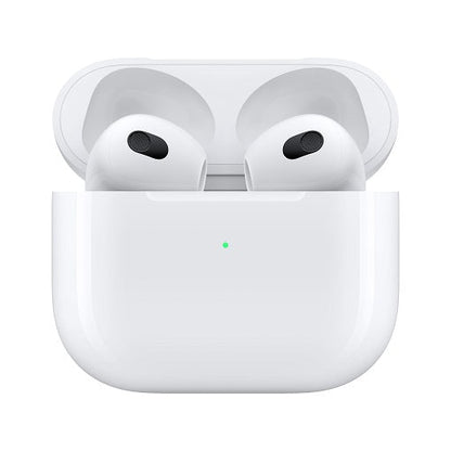 APPLE AURICOLARI AIRPODS 3 MME73ZM/A + CUSTODIA RICARICA WIRELESS IPHONE SPOTIFY