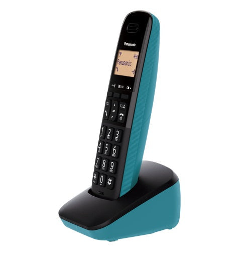 Panasonic Cordless Phone Illuminated Display Handset Kx-Tgb610Jtb Black Blue