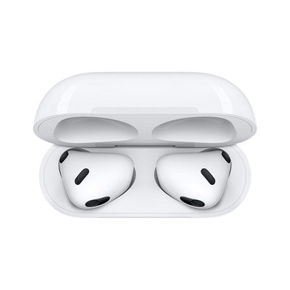 APPLE AURICOLARI AIRPODS 3 MME73ZM/A + CUSTODIA RICARICA WIRELESS IPHONE SPOTIFY