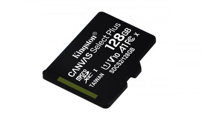 Kingston Micro Sd 128Gb + Adattatore Canvas Plus Sdcs2 Classe 10 100Mb/S