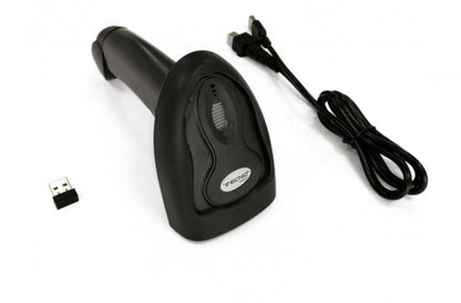 Tecno Pistola Laser Lettore Codice A Barre Barcode Scanner Wireless 2.4Ghz Usb