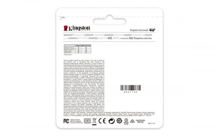 Kingston Pendrive 128GB DataTraveler USB-C 3.2 DT70/128GB Speicherstick Flash Drive Typ C Schwarz