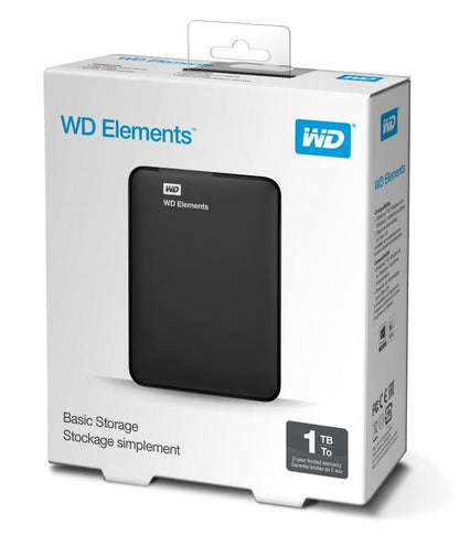Western Digital Externe Festplatte WD Elements Portable 1TB 2.5" USB 3.0 Festplatte WD