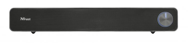 Trust Soundbar für PC Arys USB 12W Schwarz Lautsprecher Monitor Gaming Aux