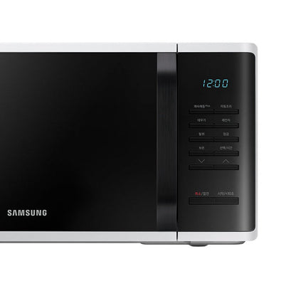 Samsung Forno A Microonde 23Lt 800W Nero/Bianco Ms23K3513Aw Schermo Led
