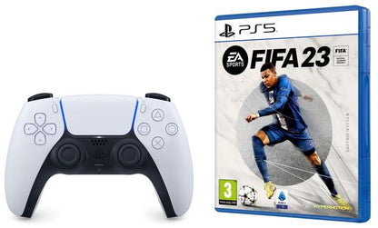 Sony Bundle Ps5 Controller Wireless Dualsense + Fifa 23 Playstation 5 Italiano