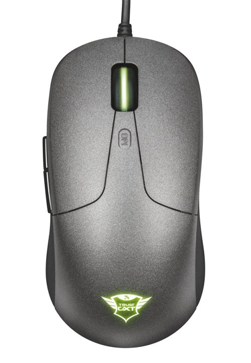 Trust Gaming Maus GXT180 Kusan Gaming Schwarz für Spiele 5000 dpi 6 empfindliche Tasten