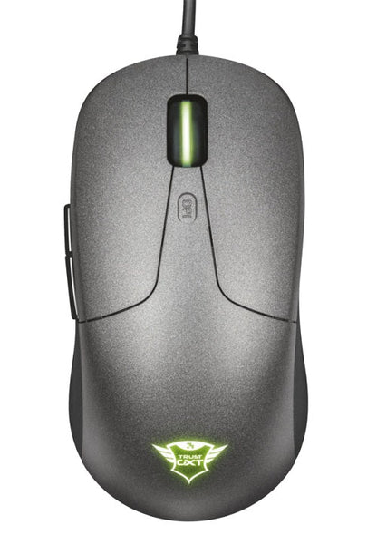 Trust Gaming Maus GXT180 Kusan Gaming Schwarz für Spiele 5000 dpi 6 empfindliche Tasten