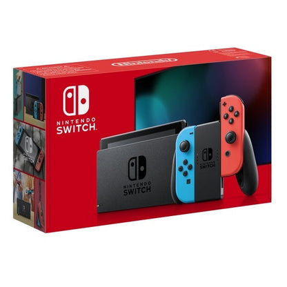 Nintendo Switch Konsole 1.1 Neon-Blau/Rot [Ed.2022] Italien Neu Versiegelt 6.2"