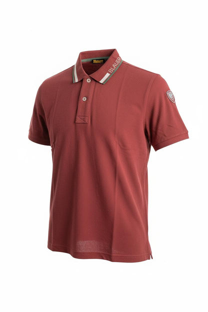 Men's Polo Shirt Blauer Ransom 26SBLUT02297 006801 586 Rust