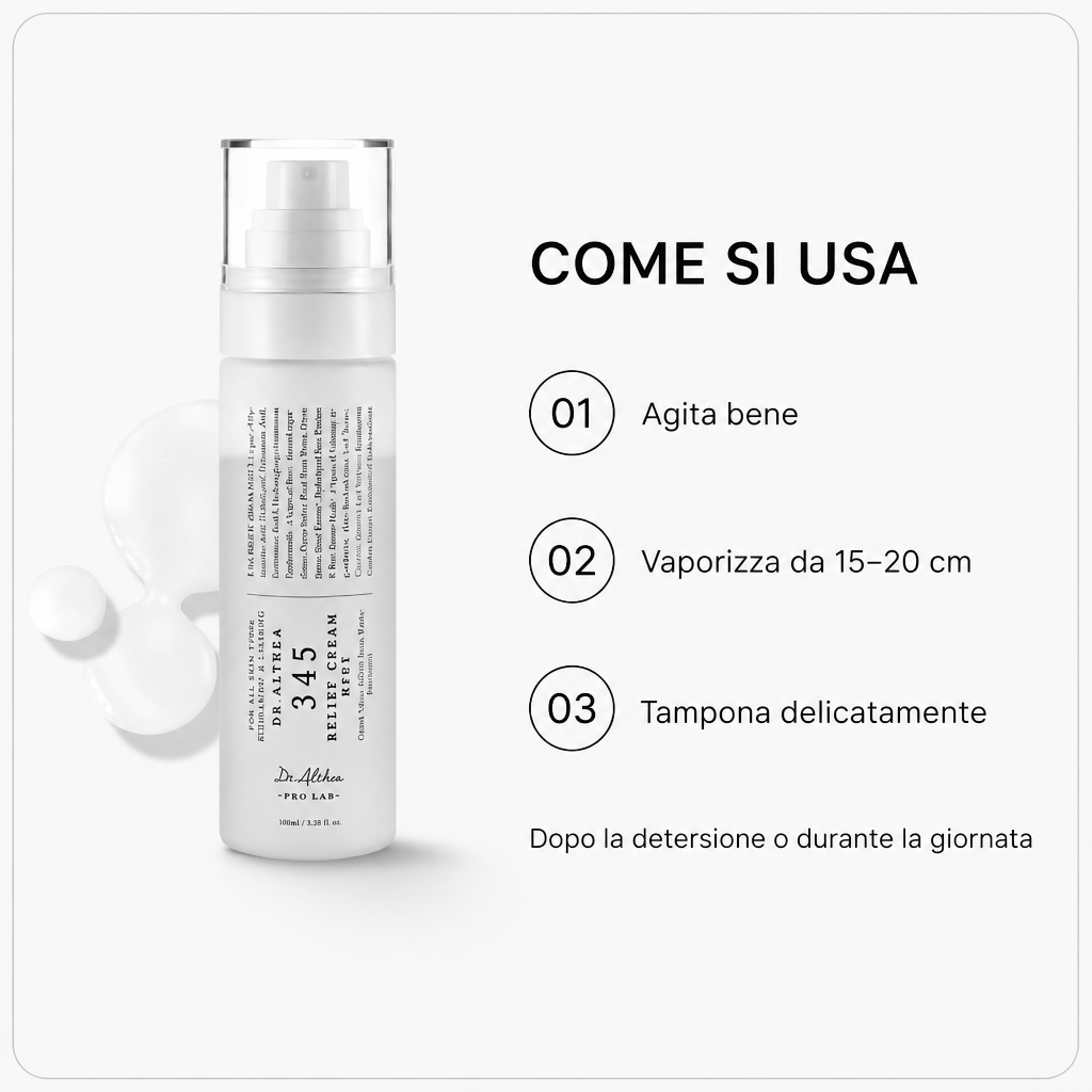 Dr Althea 345 Relief Cream Mist – Mist Viso Lenitiva 100ml