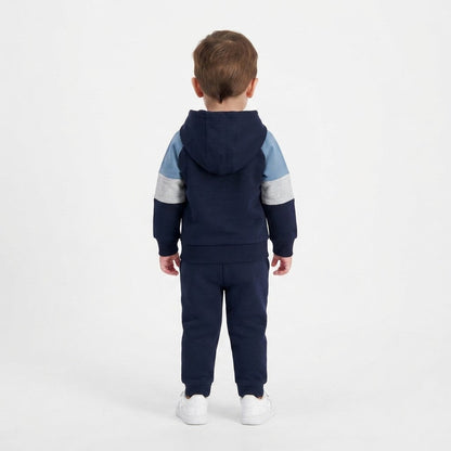 Champion Felpa Junior Chiusa con Cappuccio 307715 BS501 Blu