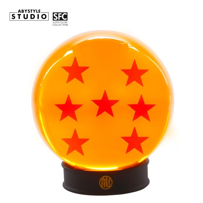 ABYSTYLE DRAGON BALL KRISTALLKUGEL 7 STERNE 75mm + DRAGONBALLS SOCKEL