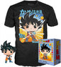 Funko Pop Dragon Ball Z Funko Goku Vinyl Figure + T-Shirt Tee Box Bundle Size Large