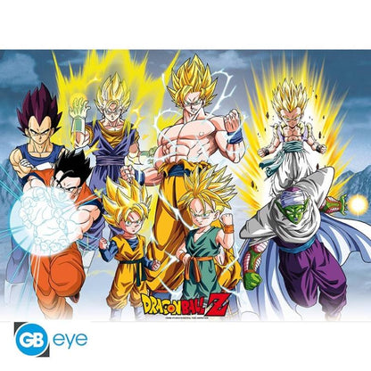 ABYSTYLE (DRAGON BALL Z) SET 2 CHIBI POSTER: "GRUPPEN" (52X38) ANIME "GB EYE"