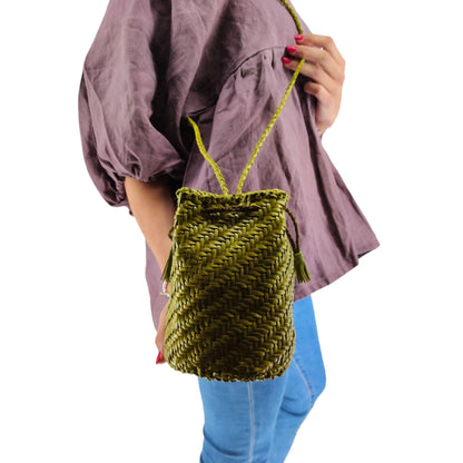 Borsa Pompom D0uble Jump Donna Green