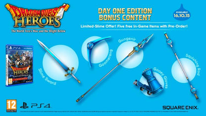 Dragon Quest Heroes Day One Edition PS4 Italienisch Neu PlayStation 4 Versiegelt