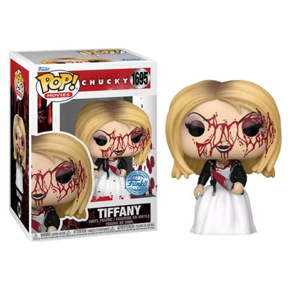 Funko Pop! Movies Horror Chucky's Braut (1673) - Tiffany blutig Special Ed 9cm
