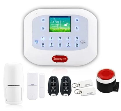 Alarmanlage für Zuhause, Touchscreen, GSM-PSTN-Kombinationsgerät, kabellos, über App steuerbar, 50A