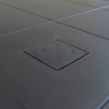 Tavolo Dallas 80 x 80 con Struttura in Plastica Stampata e Finitura Wicker