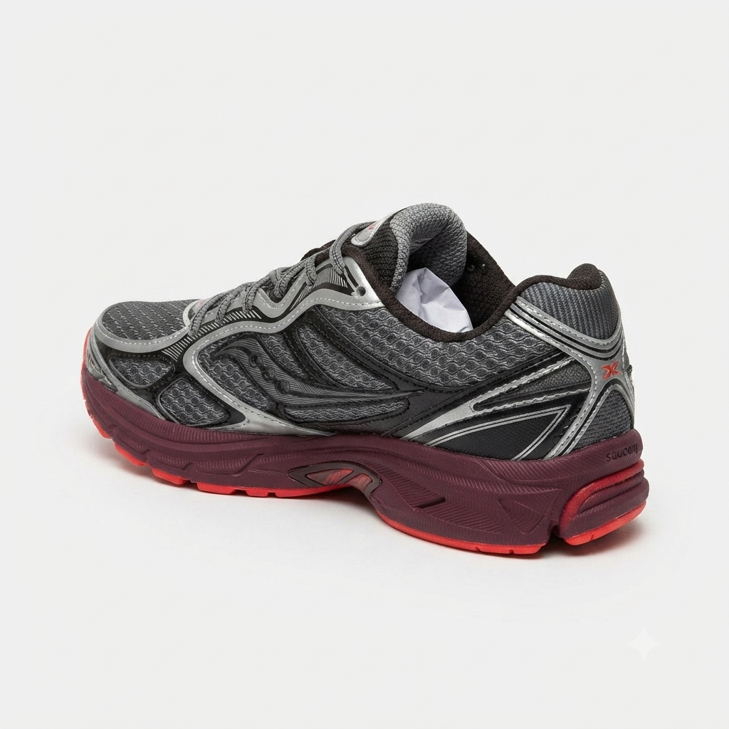 Saucony scarpa sneakers uomo ProGrid Guide 7 S101493-1013 argento