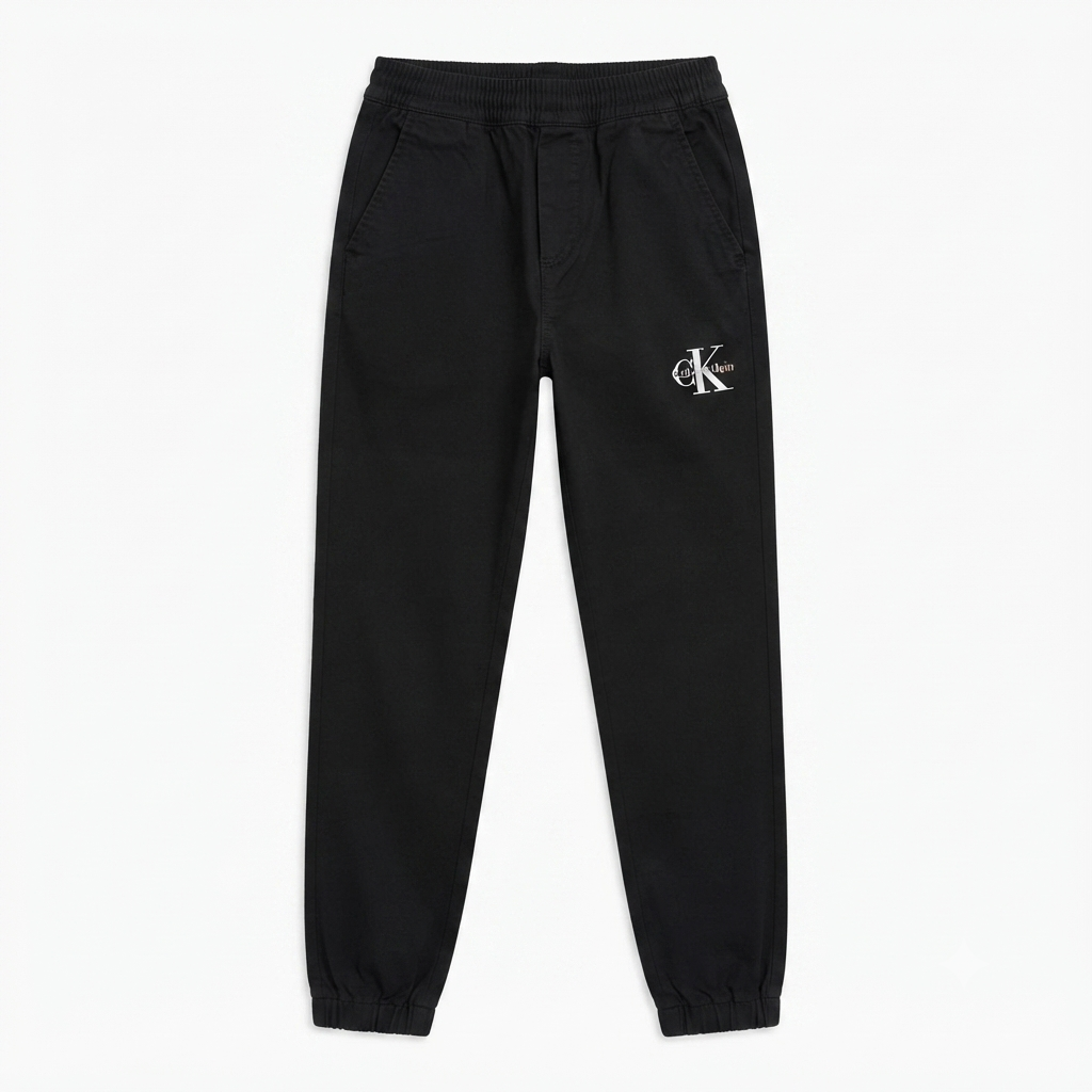 Calvin Klein pantalone sportivo junior Jogger Essential Woven LVCKTJC14B BEH nero