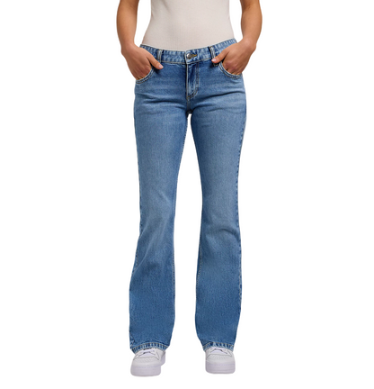 Lee Jessica Jeans a Zampa Donna 112349550 | Denim Flare Chiaro