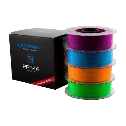 EASYPRINT PLA VALUE PACK STANDARD & NEON - 1.75MM - 4X 500 G (TOTAL 2 KG)