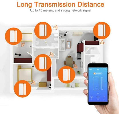 Superior Intelligenter Sensor für Türen und Fenster Weiß Alexa Google Smartlife Türen