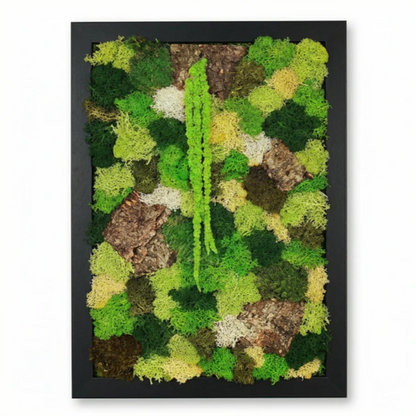 Bild aus stabilisiertem Moos und Flechten 35x50 cm – EcoMosaico | Made in Italy