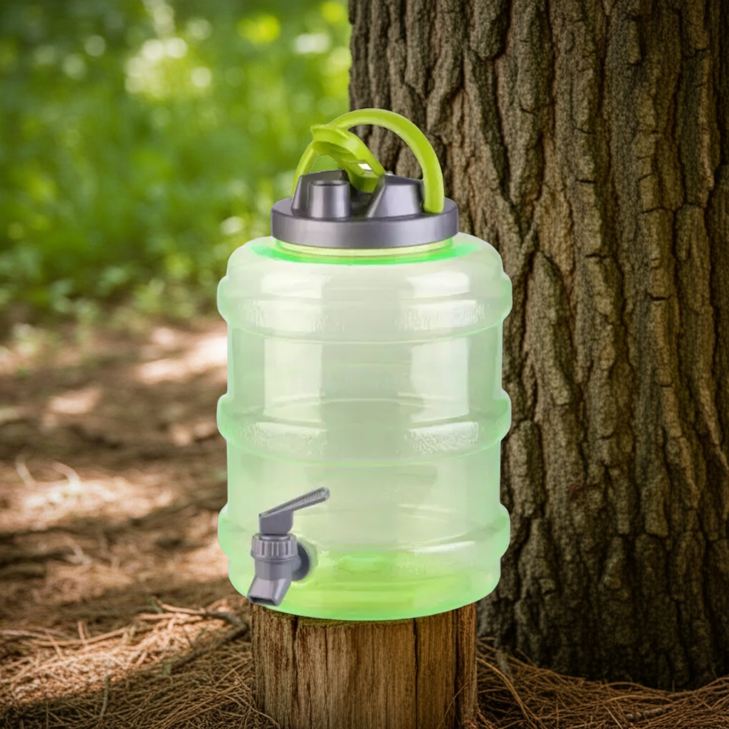 Spender mit Wasserhahn, 4,7 L Fassungsvermögen, Camping, Picknick, Büro, Party