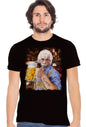 Einstein Drinking Beer T-Shirt - Organic Cotton Men's