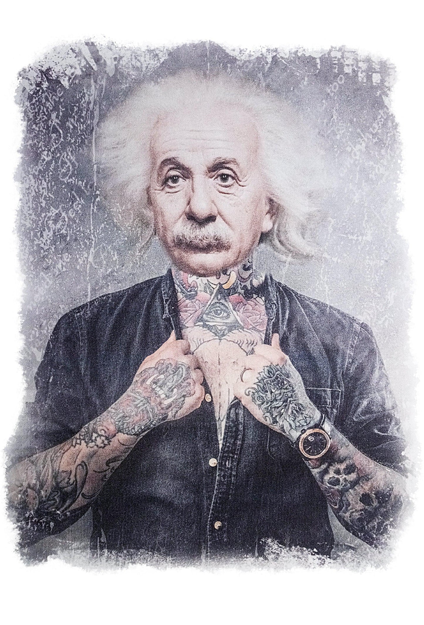 T-Shirt Einstein Sexy Art - Cotone Biologico Slub Uomo