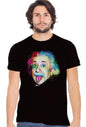Stylized Einstein T-Shirt - Men's Eco Slub Cotton