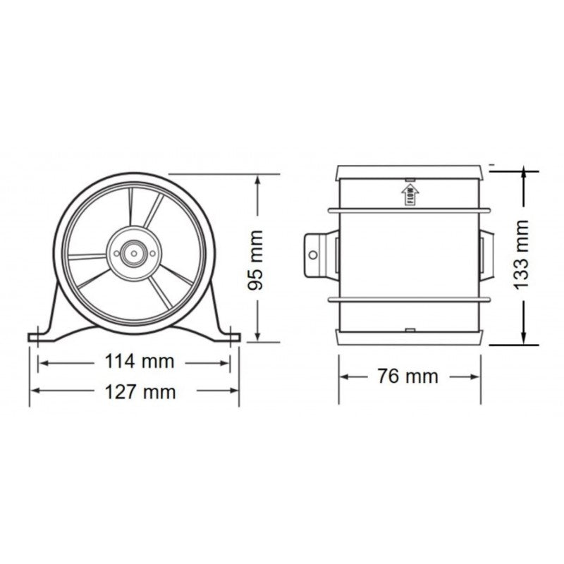 Rule Blower 4' 24V