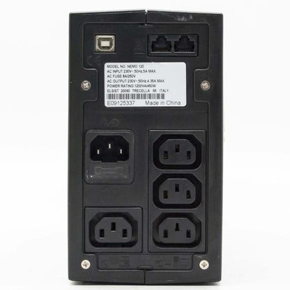 Elsist Nemo 2.0 65 USV 650VA 330W unterbrechungsfreie Stromversorgung mit Display und Software