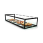 Countertop ambient display cases, completely made of TEMPERED GLASS Dim. mm 920x330x215h